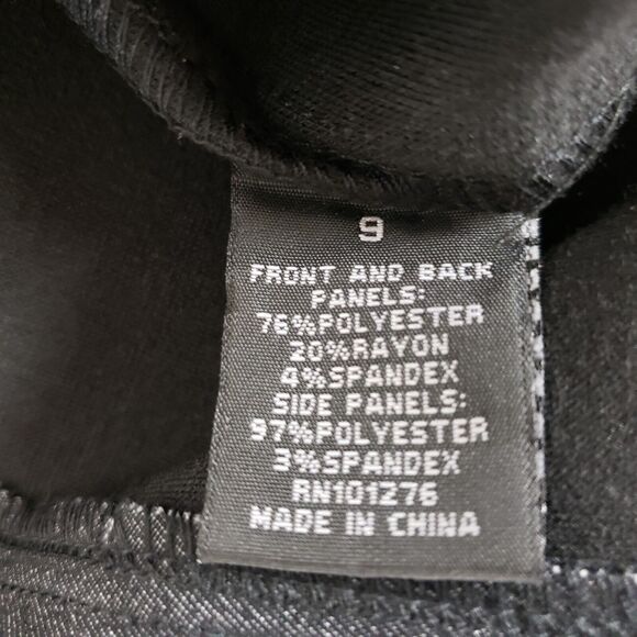 Rampage Womens Juniors SIZE 9 Gray Black Colorblock Pencil Fitted Skirt Work - Picture 5 of 7